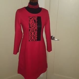 Unique wool dress